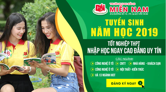 Cao đẳng miền nam tuyển sinh công nghệ ô tô 2019