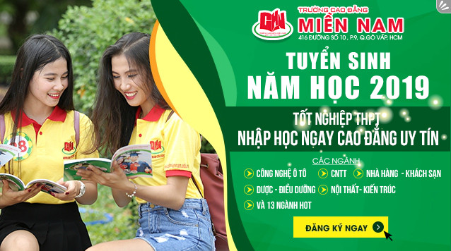 Cao đẳng Miền Nam tuyển sinh 2019