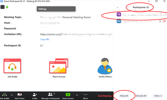 thanh participants cua zoom meeting